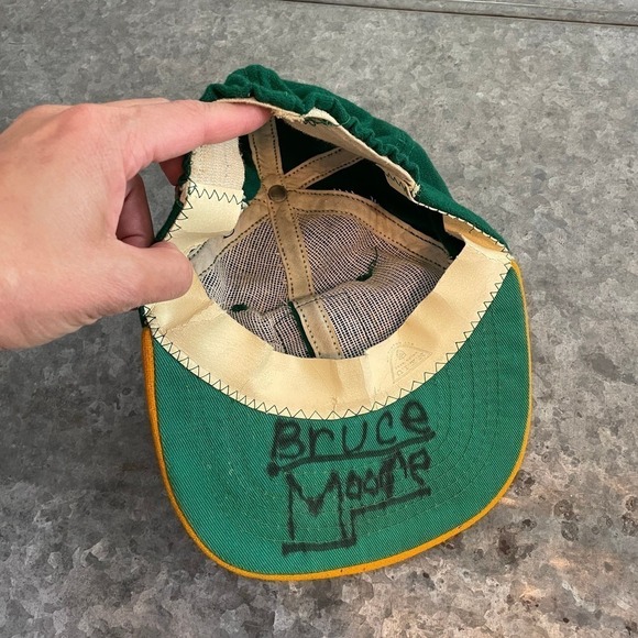 Vintage Oakland A's Athletics Union Made Fitted Cap Hat Sz Small USA 60s Patch - Picture 7 of 11